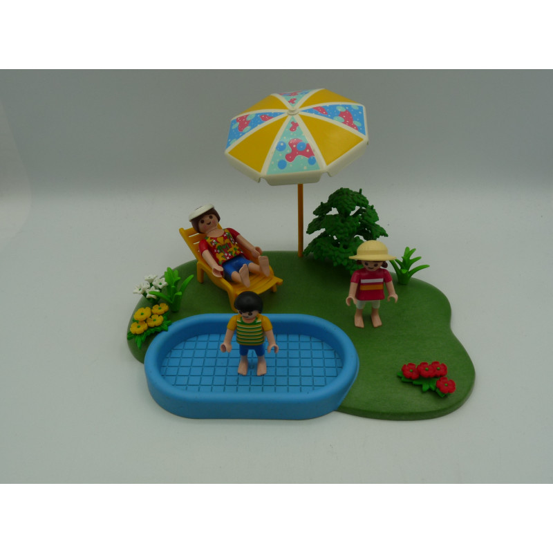 Playmobil 4140 - famille et piscine