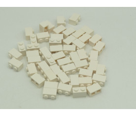 Lego - brique 2x1 blanc -...