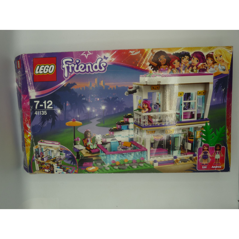 LEGO ® FRIENDS 41135 La maison de la Pop Star Livi (Occasion)