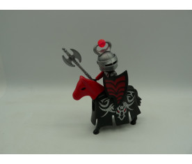 Playmobil chevalier à cheval