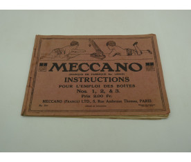 Meccano - Instructions n° 1...