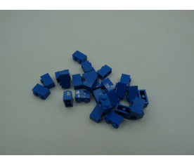 Lego - brique 2x1 bleu -...