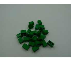 Lego - brique 2x1 vert -...
