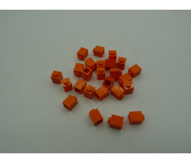 Lego - brique 1x1 orange -...