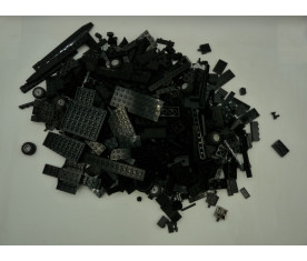 Lego noir - lot vrac 525gr